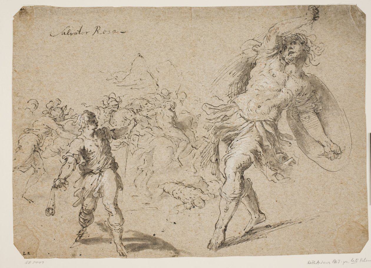 David och Goliat av Jacopo Palma