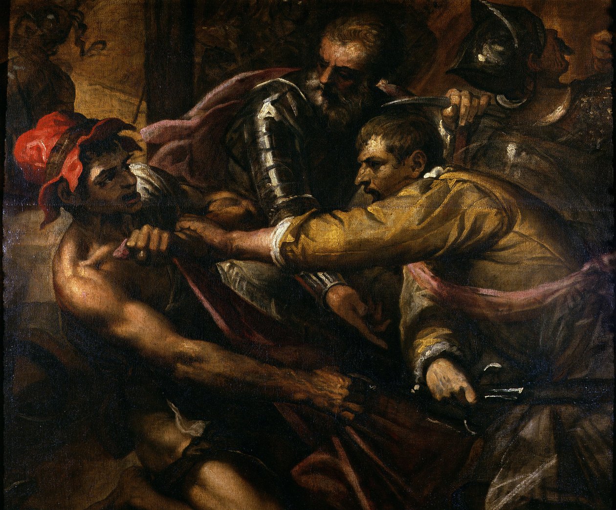 Soldater tvistar om kläder av Jacopo Palma