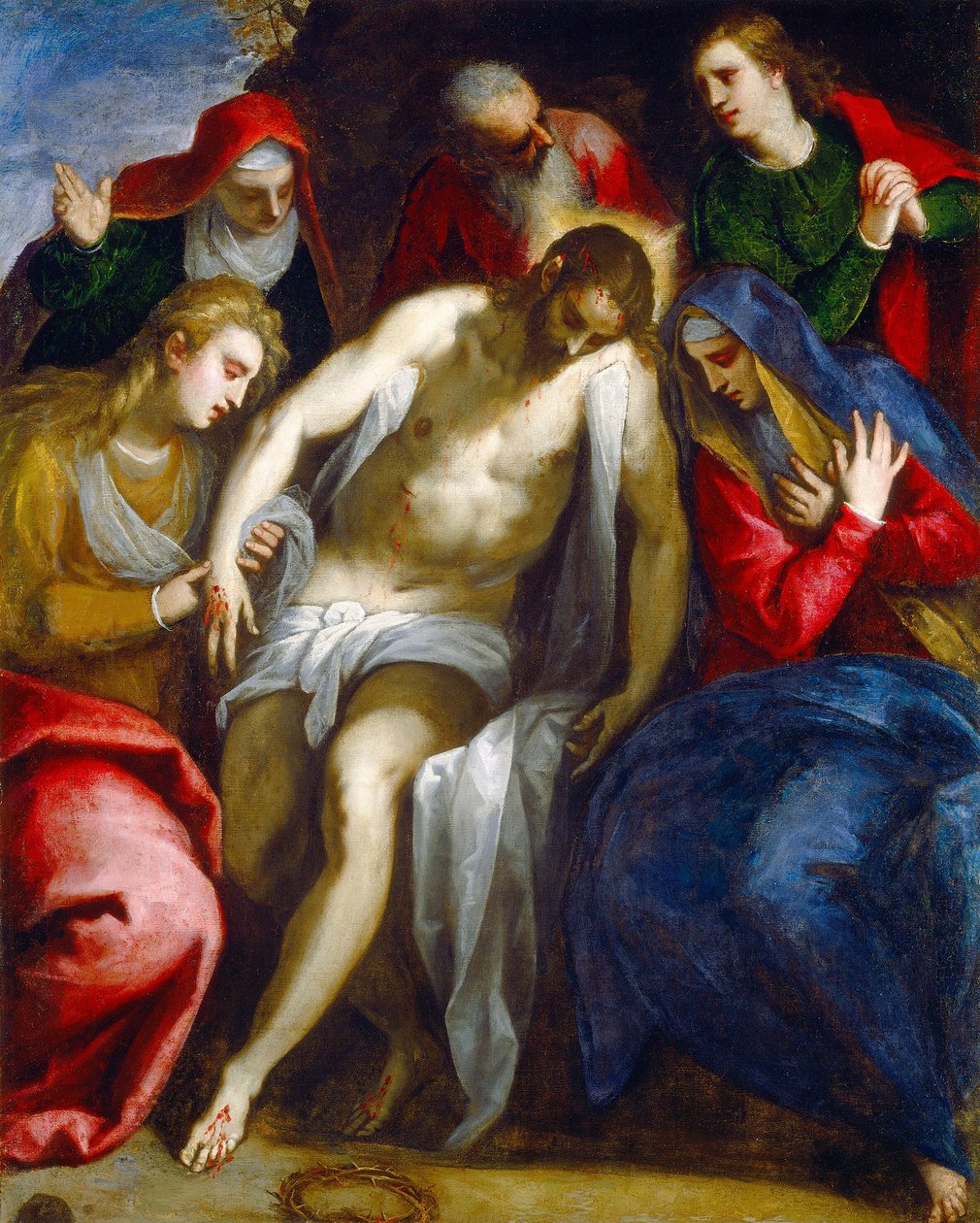 Klagan av Jacopo Palma il Giovane