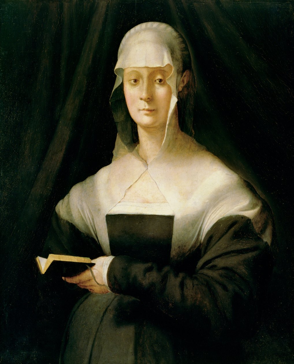 Porträtt av Maria Salviati, 1543 av Jacopo Pontormo