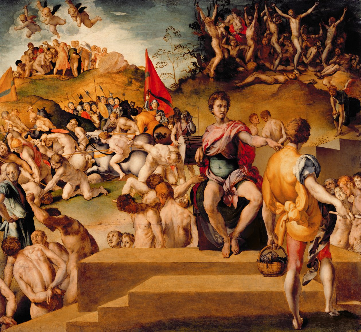 Thebanska legionens martyrskap av Jacopo Pontormo