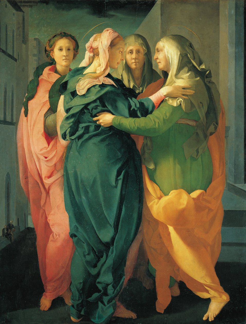 Visitationen, c. 1530 (fresk) av Jacopo Pontormo