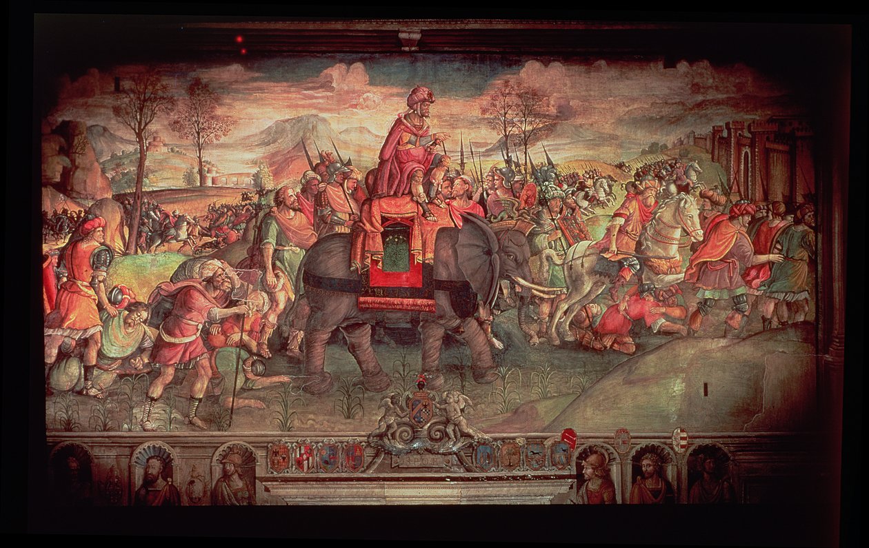 Hannibal korsar Alperna av Jacopo Ripanda