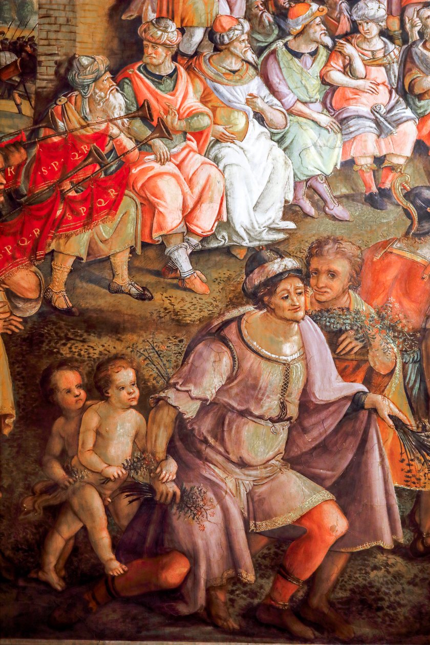 Hannibal och det puniska kriget (detaljer) av Jacopo Ripanda