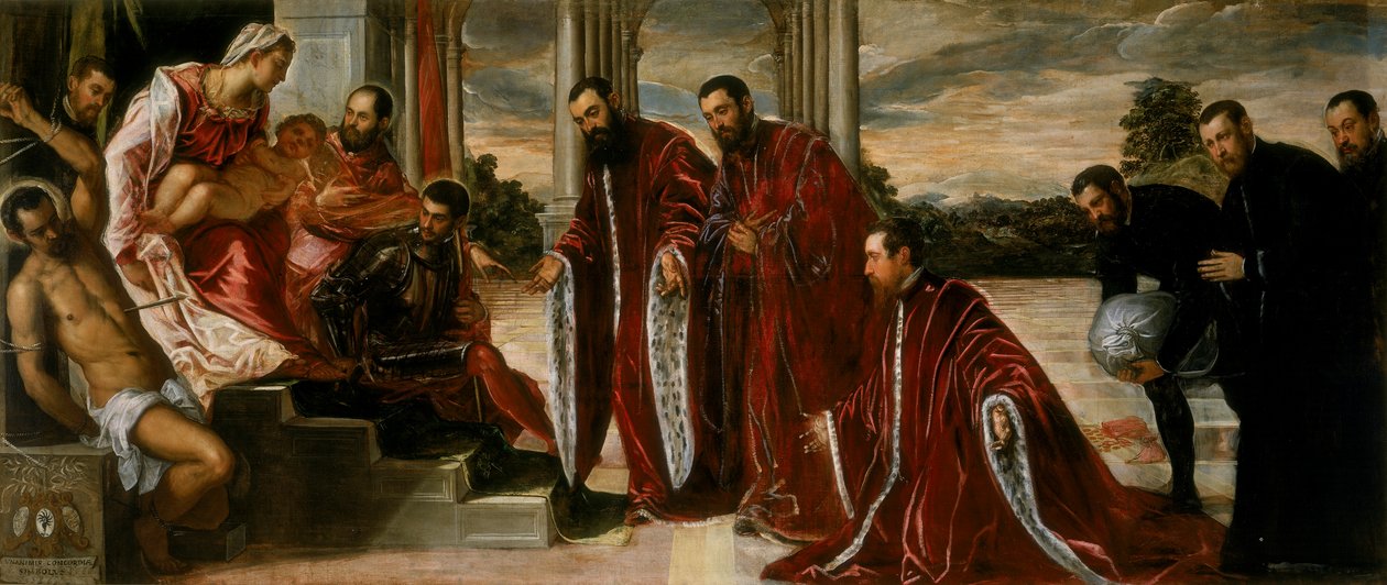 Kassörernas Madonna, 1567 av Jacopo Robusti Tintoretto