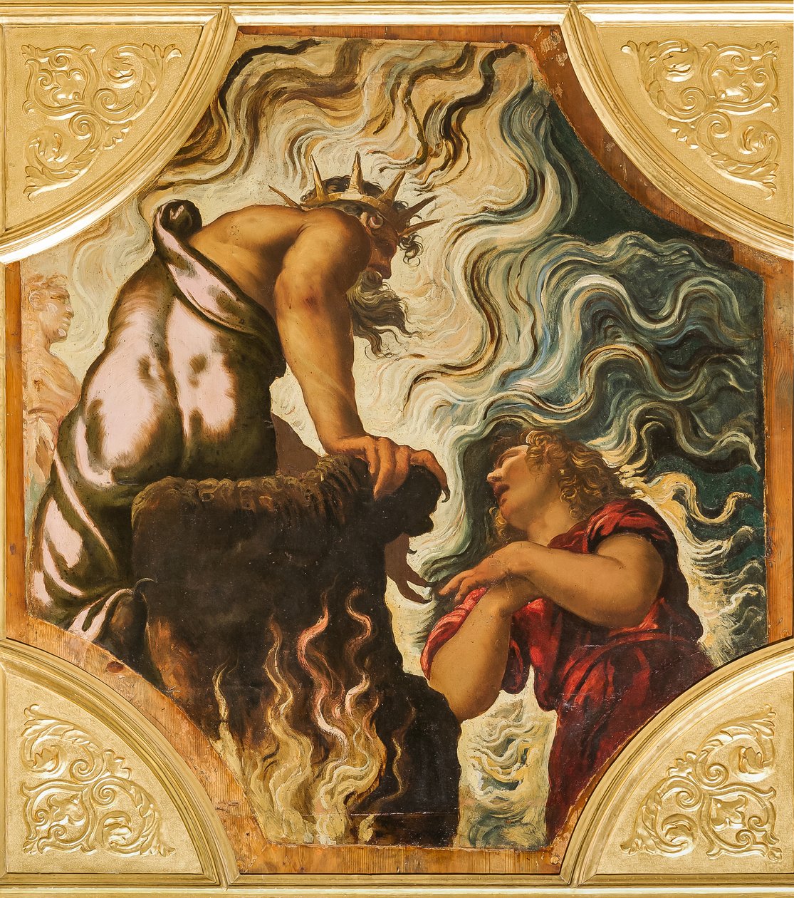 Orpheus bönfaller Pluto (olja på duk) av Jacopo Robusti Tintoretto