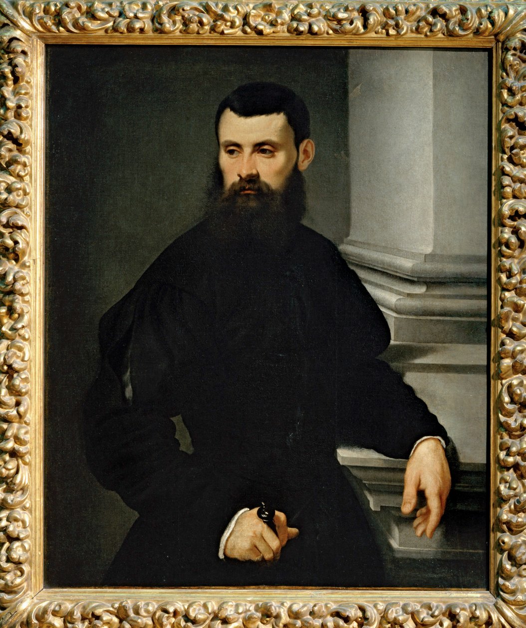 Porträtt av en man - Manligt porträtt ... av Jacopo Robusti Tintoretto