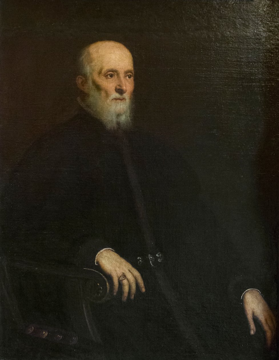 Porträtt av Luigi Cornaro av Jacopo Robusti Tintoretto