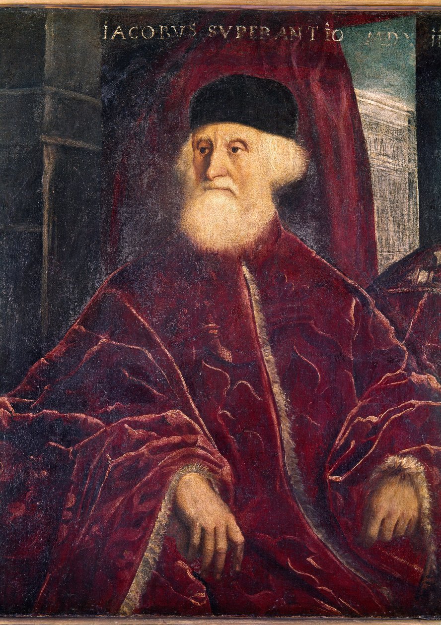 Porträtt av prokurator Jacopo Soranzo (paianting, cirka 1550) av Jacopo Robusti Tintoretto