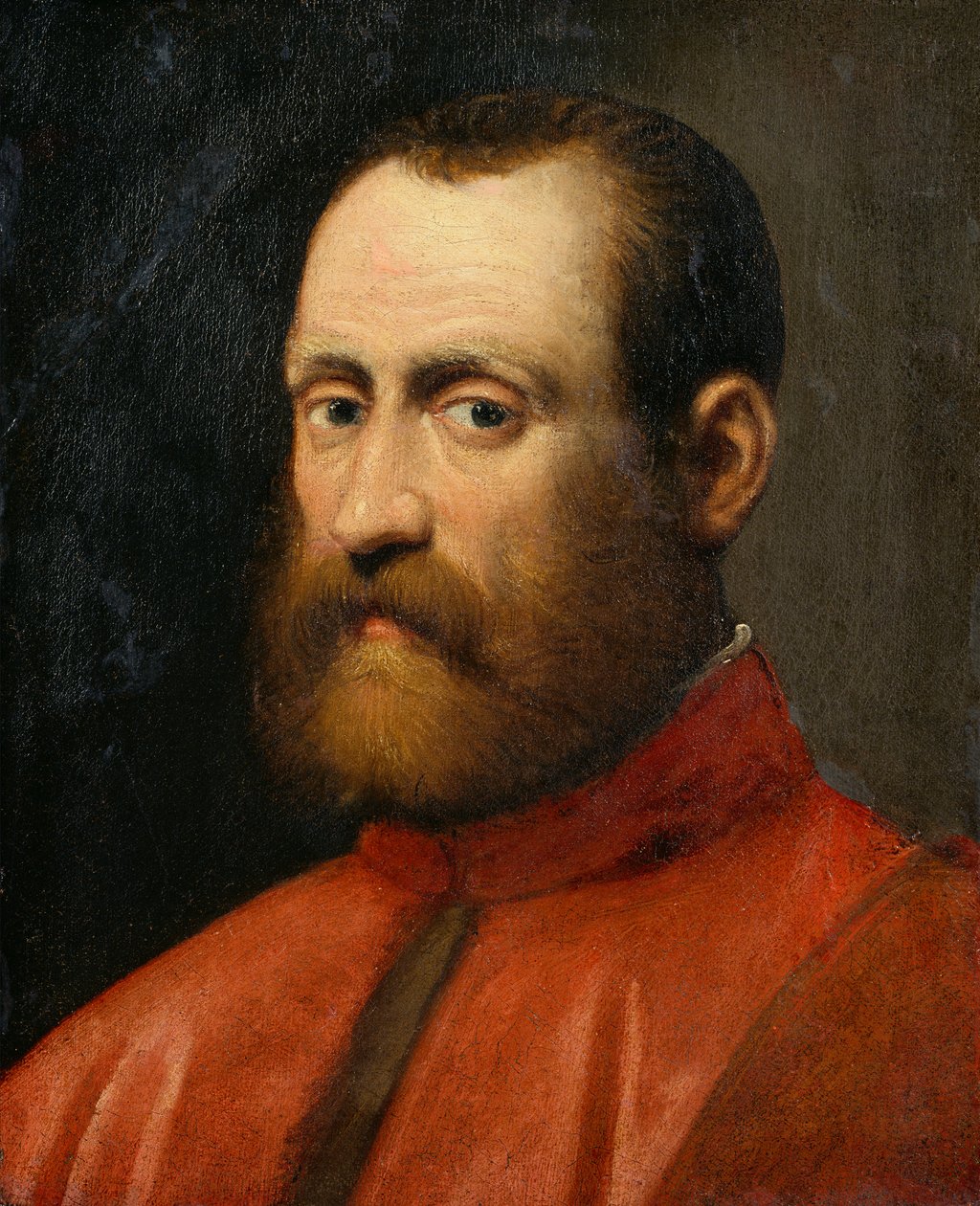 Porträtt av en åklagare (olja på duk) av Jacopo Robusti Tintoretto