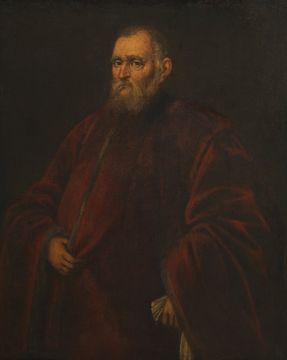 Porträtt av en venetiansk prokurator, ca 1575-1600 av Jacopo Robusti Tintoretto