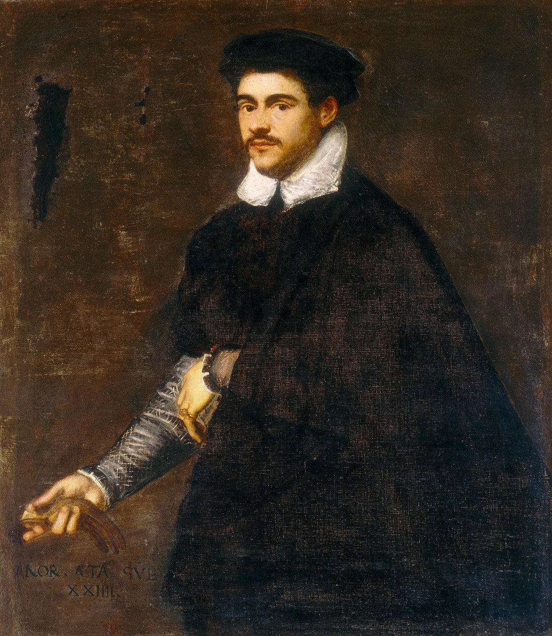 Porträtt av en ung man av Jacopo Robusti Tintoretto