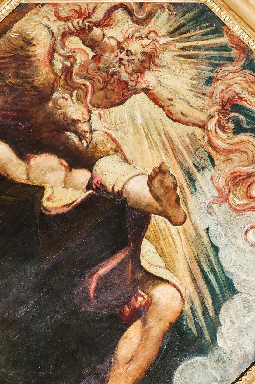 Semele bränd av Jupiter, ca 1541 (olja på duk) (se även 3664213) av Jacopo Robusti Tintoretto