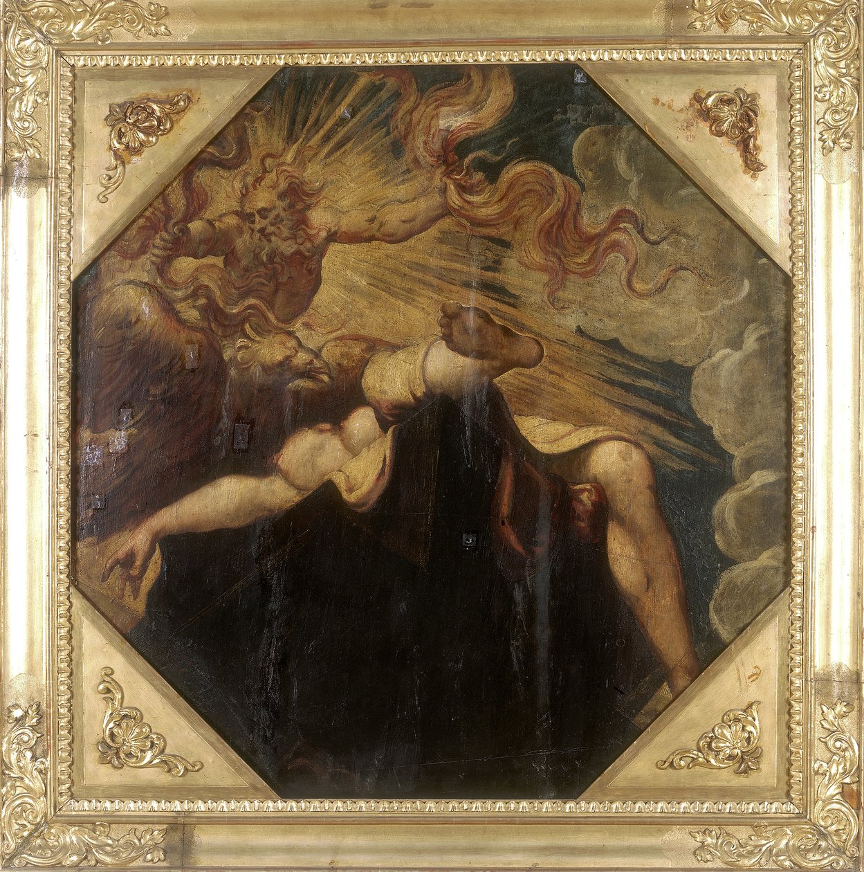 Semele bränd av Jupiter, ca 1541 (se även 2384621) av Jacopo Robusti Tintoretto