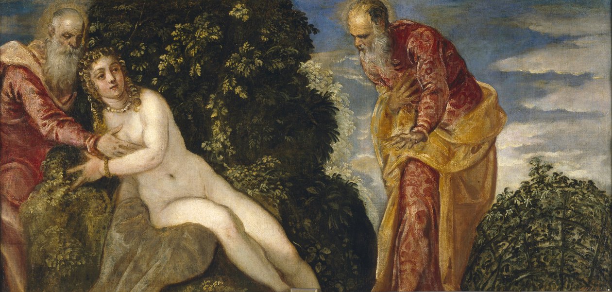 Susannah och de äldre av Jacopo Robusti Tintoretto