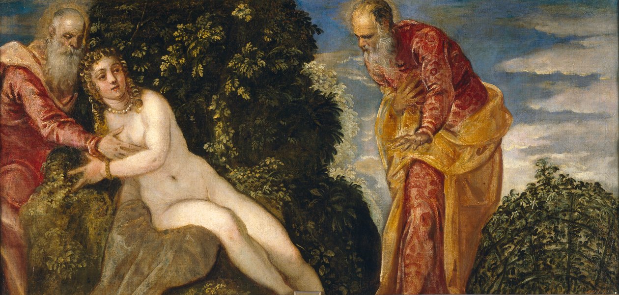 Susannah och de äldre av Jacopo Robusti Tintoretto