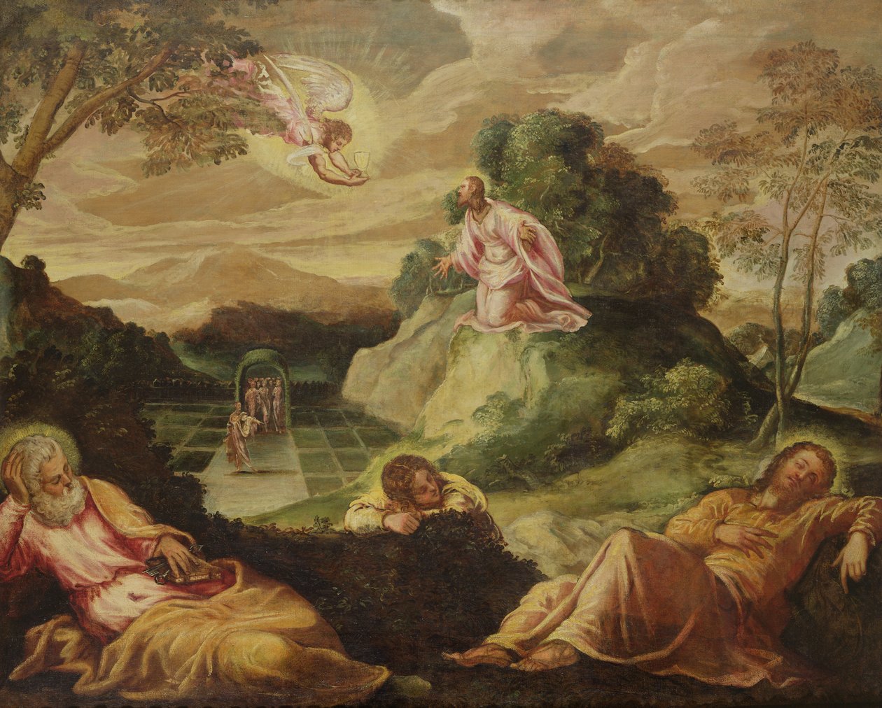 Kval i trädgården av Jacopo Robusti Tintoretto