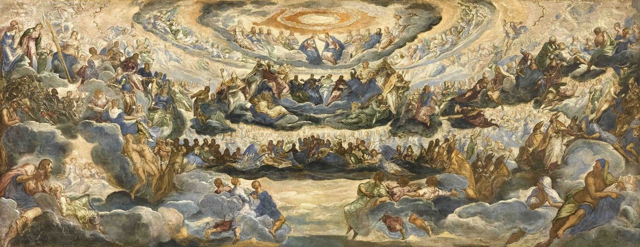 Jungfruparadisets kröning av Jacopo Robusti Tintoretto