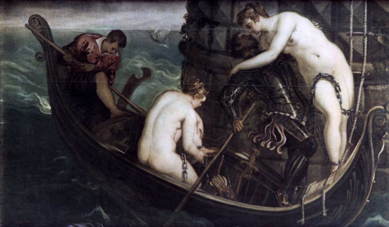 Befrielsen av Arsinoe, efter 1560-1594 av Jacopo Robusti Tintoretto