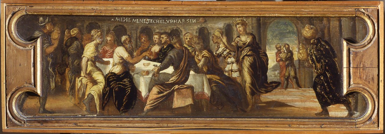 Belsassars högtid. av Jacopo Robusti Tintoretto