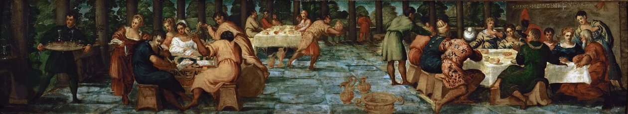 Belsassars högtid, ca 1543. av Jacopo Robusti Tintoretto