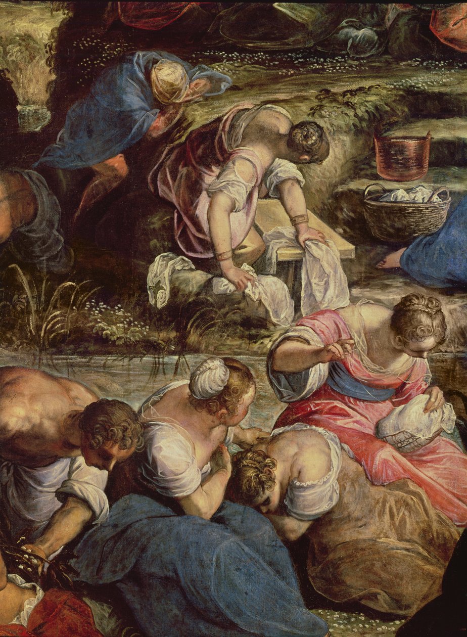 St Matthew och scener av hans liv (tempera på panel) av Jacopo Robusti Tintoretto