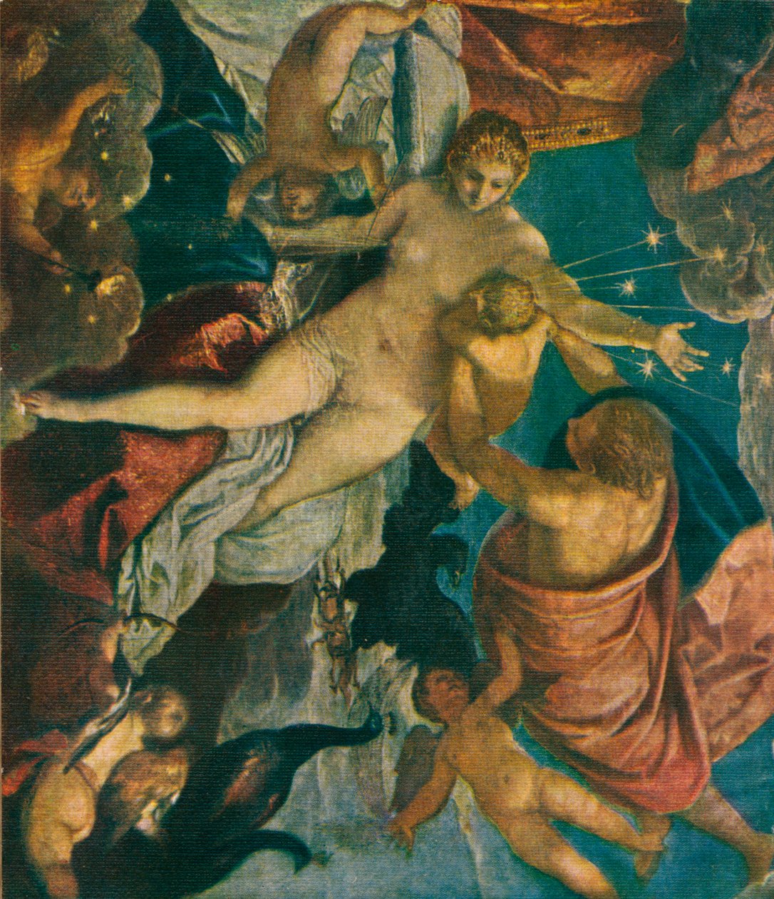 Vintergatans ursprung, 1575, 1909 av Jacopo Robusti Tintoretto
