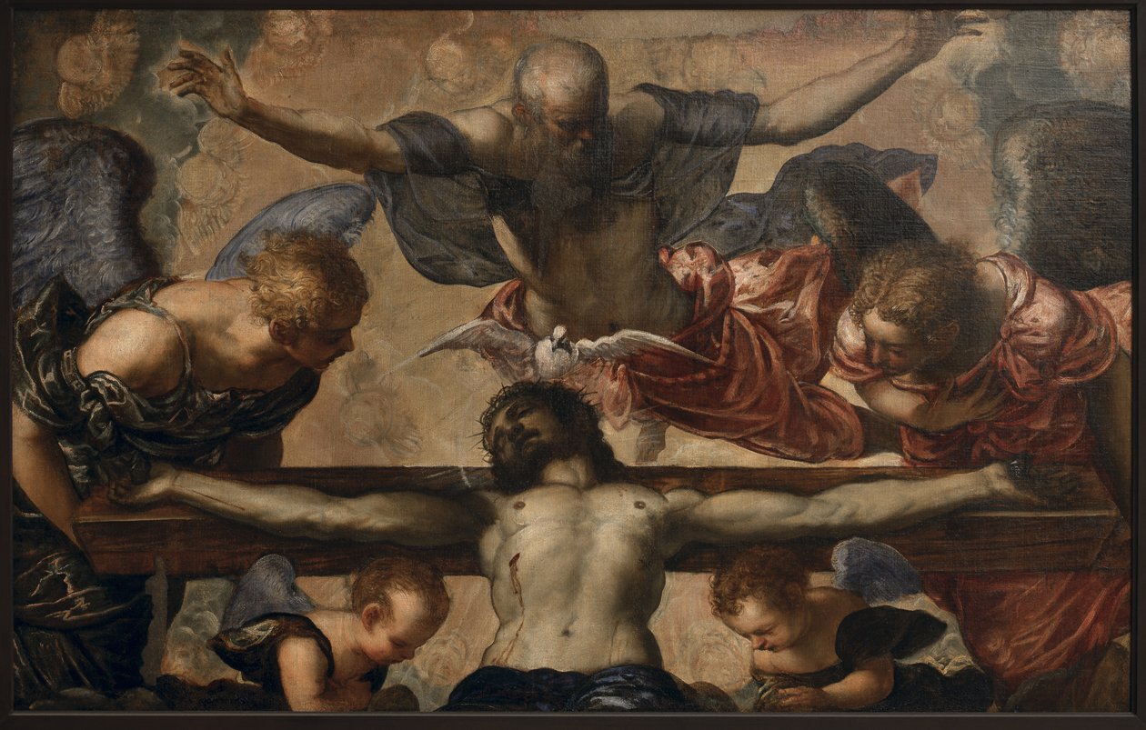 The Trinity, ca 1561-62 (olja på duk) av Jacopo Robusti Tintoretto