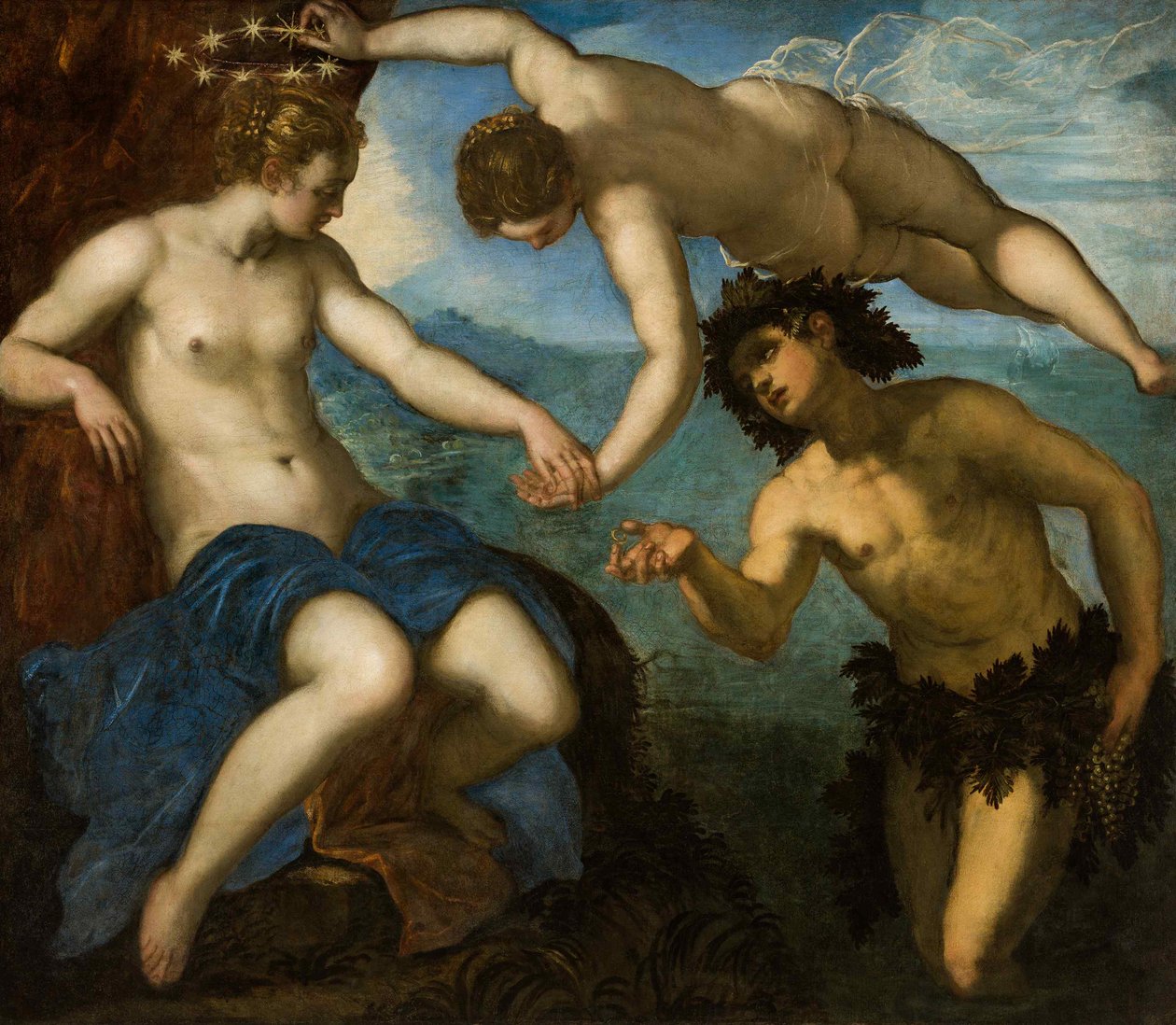 Bacchus och Ariadnes bröllop, 1578. av Jacopo Robusti Tintoretto