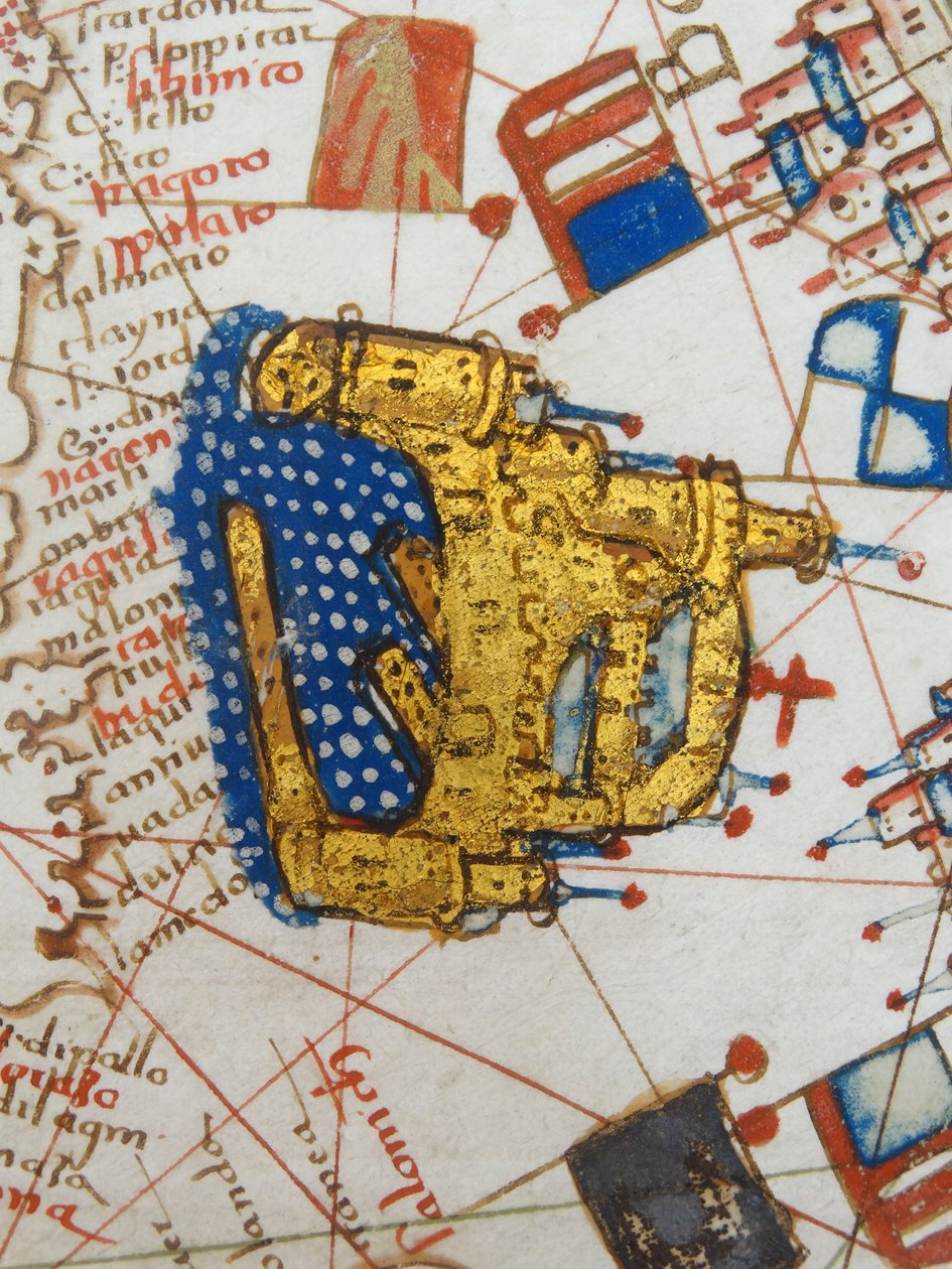 Renässanskarta över Europa, Jacopo Russo (efter) 1528 av Jacopo Russo