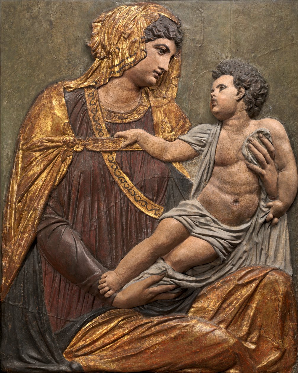 Madonna och barn, ca. 1550. av Jacopo Sansovino