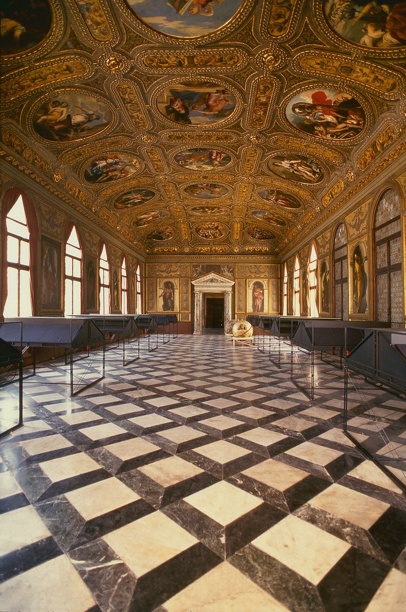 Sala Dorata, byggd 1537-88 av Jacopo Sansovino