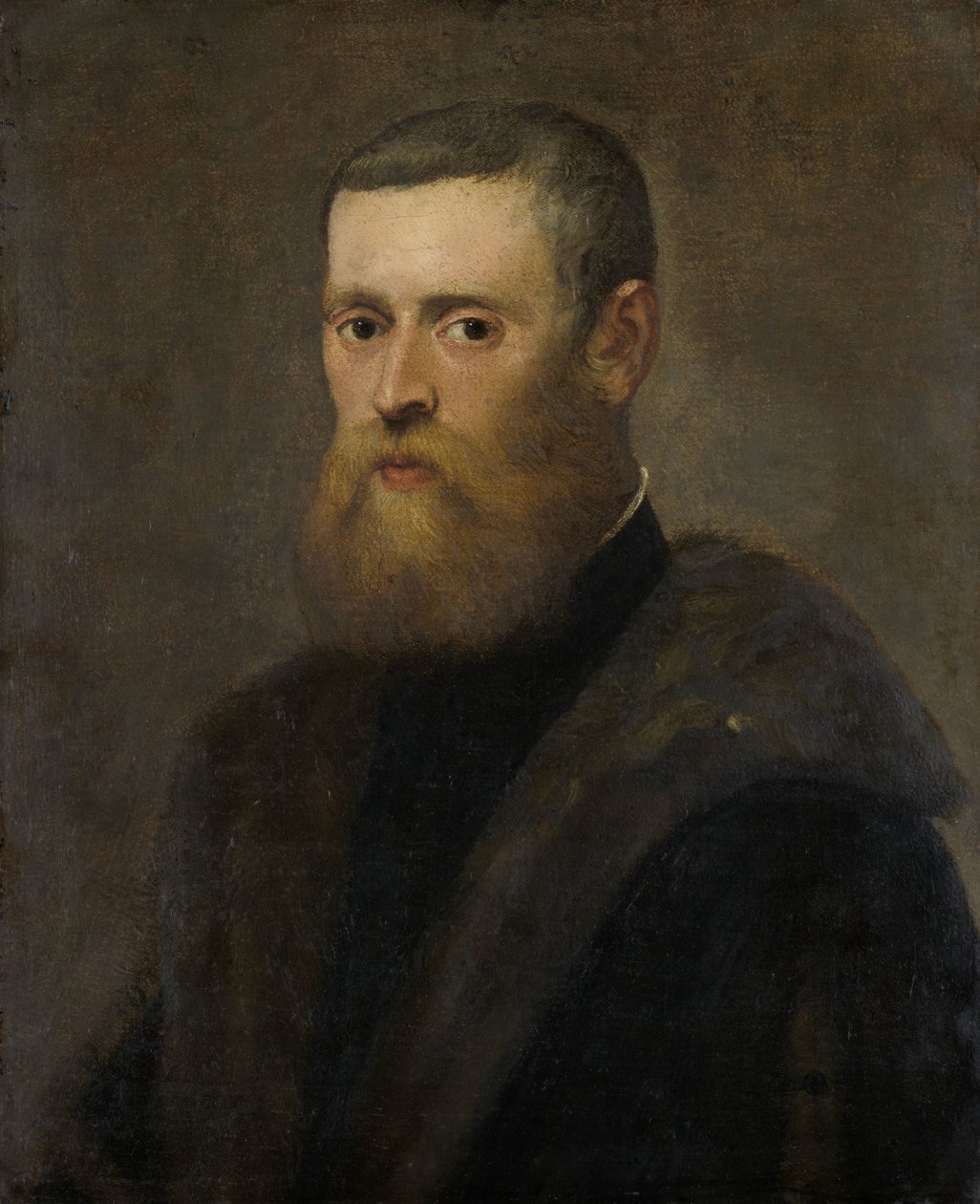 Porträtt av en man av Jacopo Tintoretto (circle of)