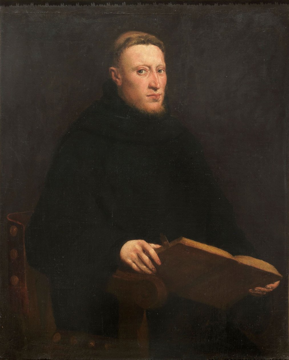 Italienska: Porträtt av Onofrio Panvinio Porträtt av Onofrio Panvinio av Jacopo Tintoretto