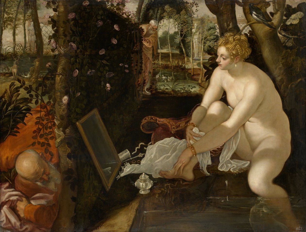 Susanna och de äldre av Jacopo Tintoretto