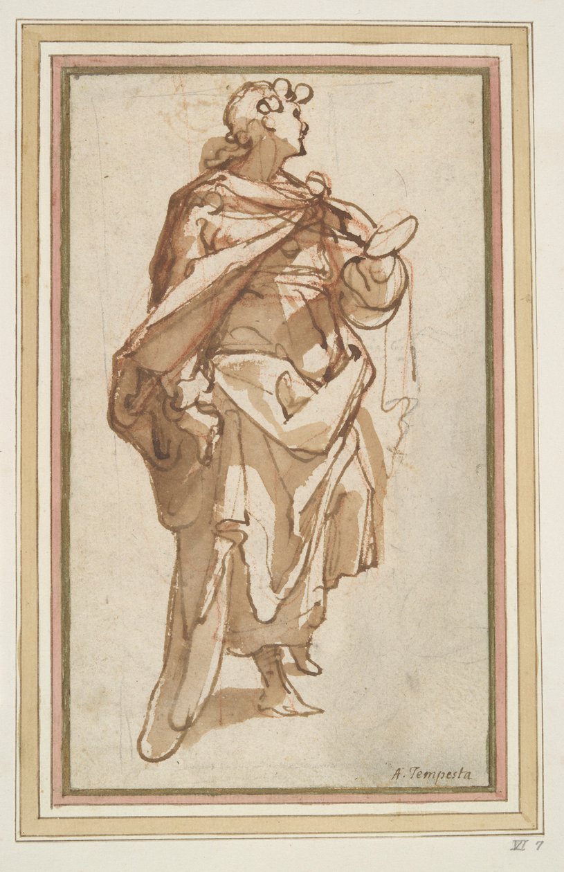 Stående ung man av Jacopo Zucchi