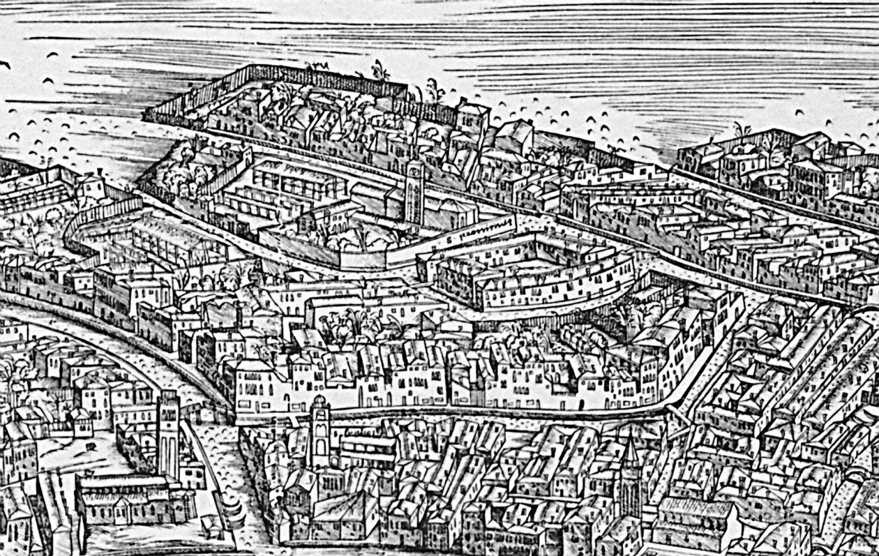 Stor perspektivplan - Venedig, ca 1500 (detalj av 416593) av Jacopo de Barbari