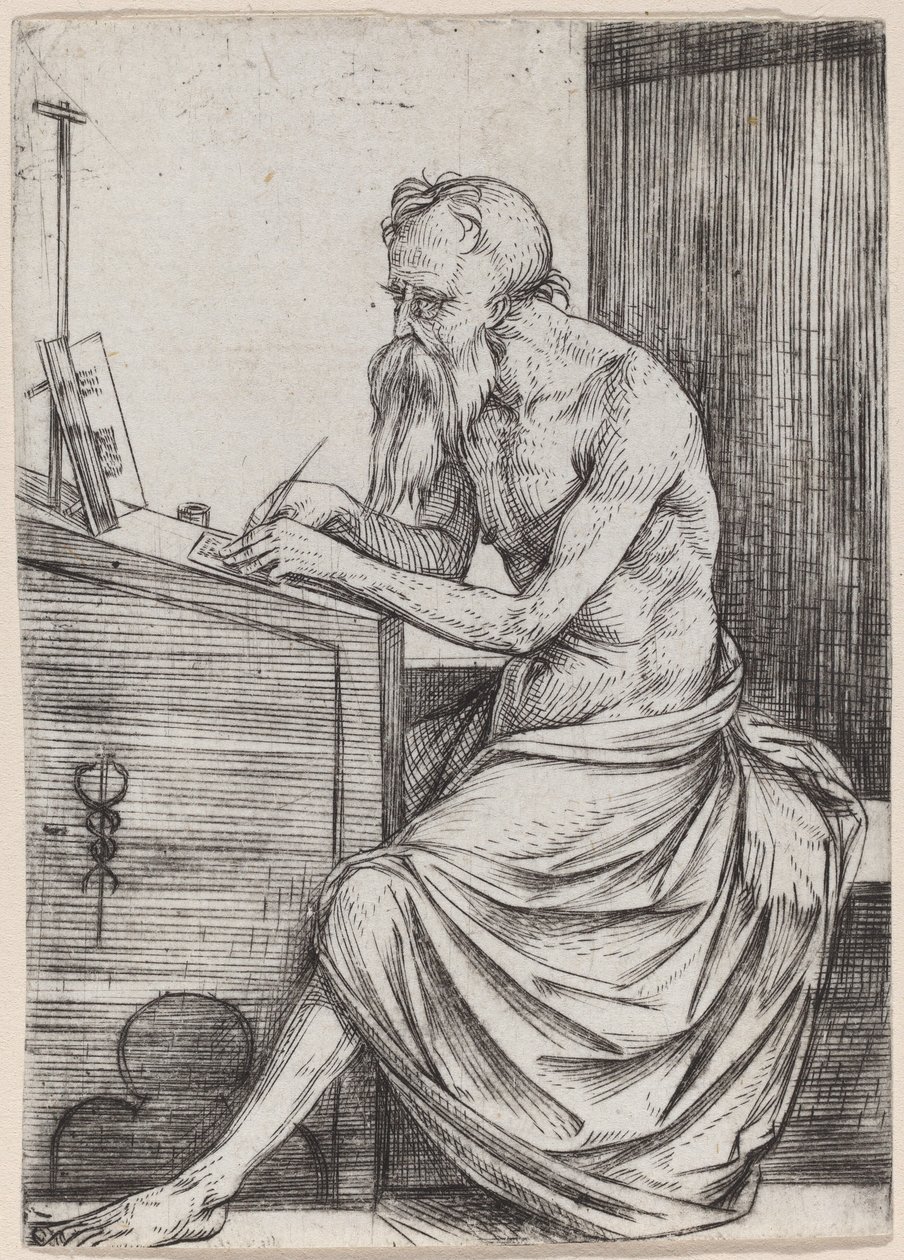 Saint Hieronymus, ca. 15011504. av Jacopo de Barbari
