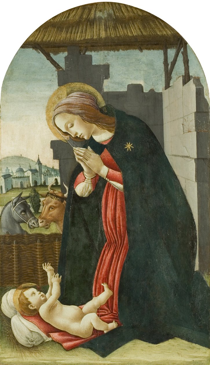 Madonna och barn av Jacopo del Sellaio