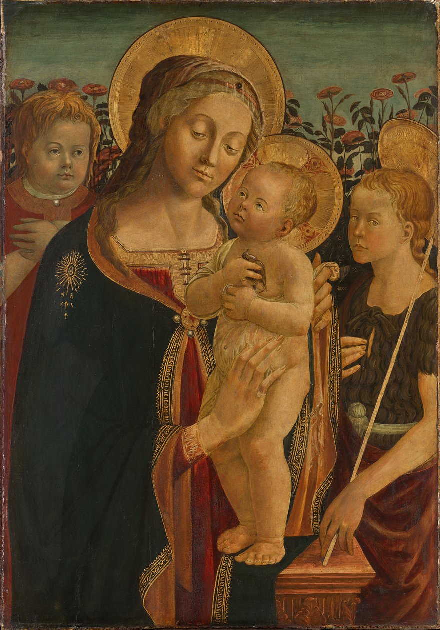 Maria med barnet av Jacopo del Sellaio