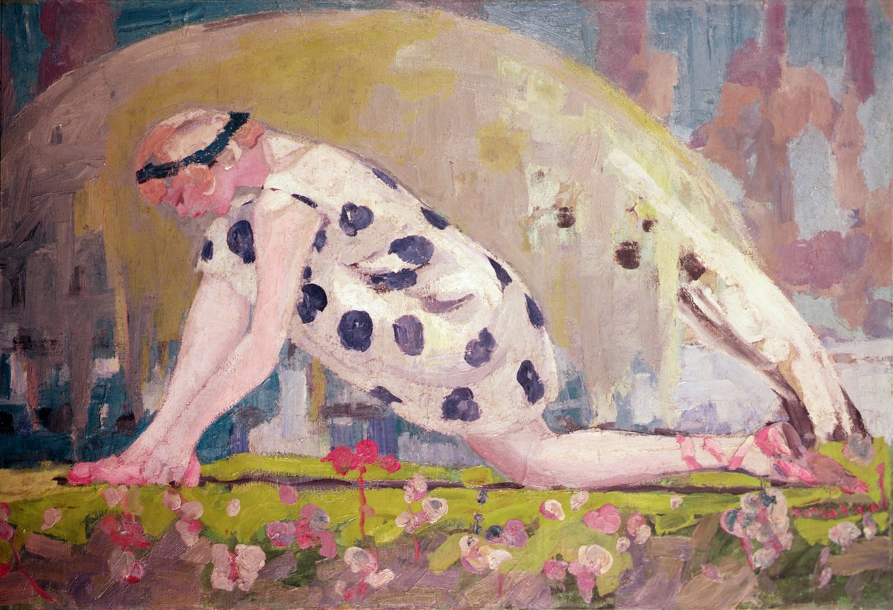 Dansaren (olja på duk) av Jacqueline Marval
