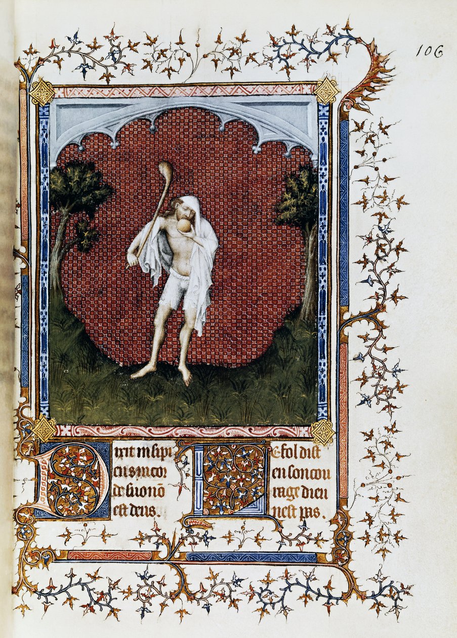 Folkmassorna, miniatyr av Jacquemart de Hesdin (1348-1413) från Petites Heures av Jean de France, Duc de Berry, ca 1386 av Jacquemart de Hesdin