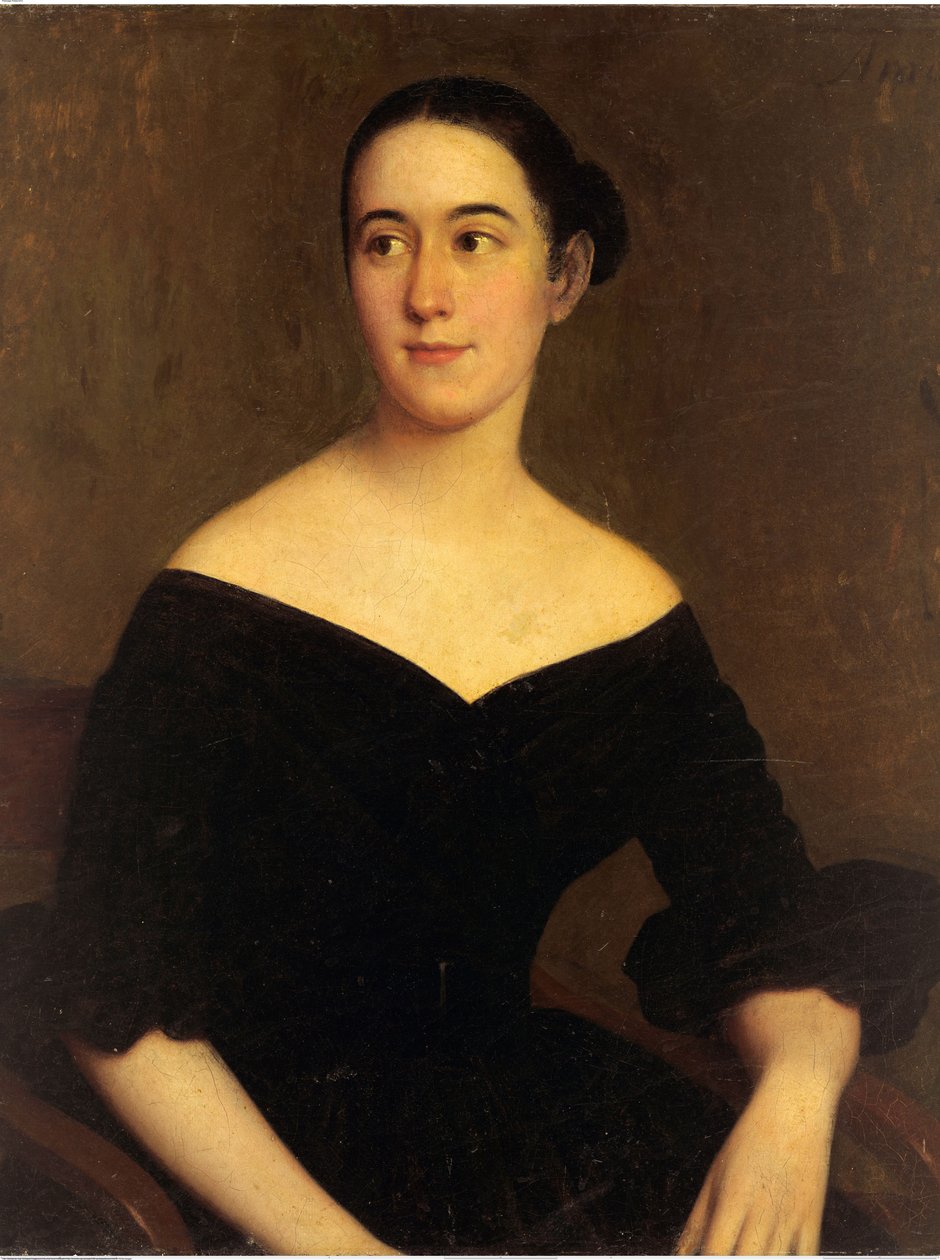Portrait of Cornelia Knott Miltenberger av Jacques Amans