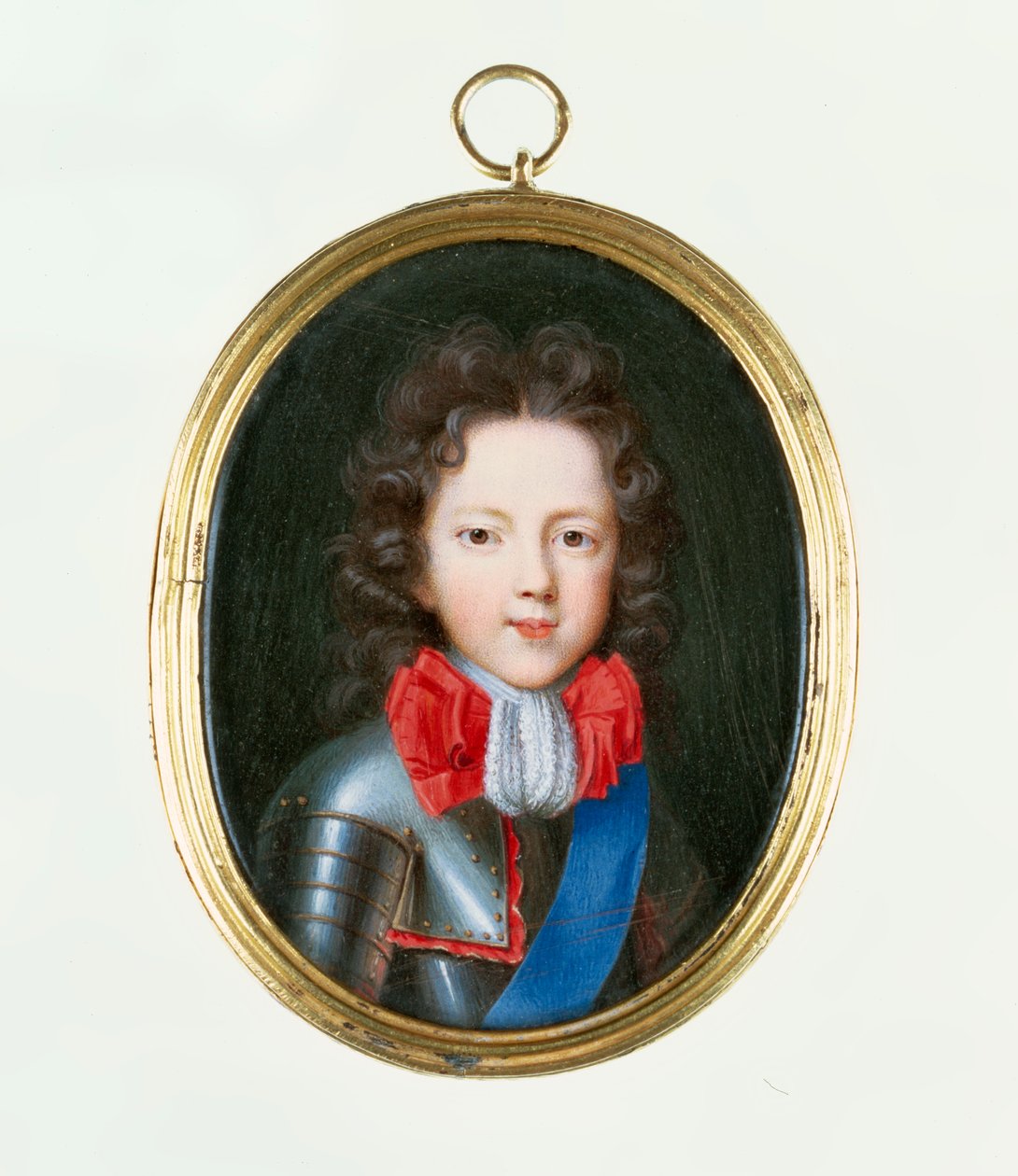 Miniatyr av James Stuart, the Old Pretender, c.1700 av Jacques Antoine Artaud