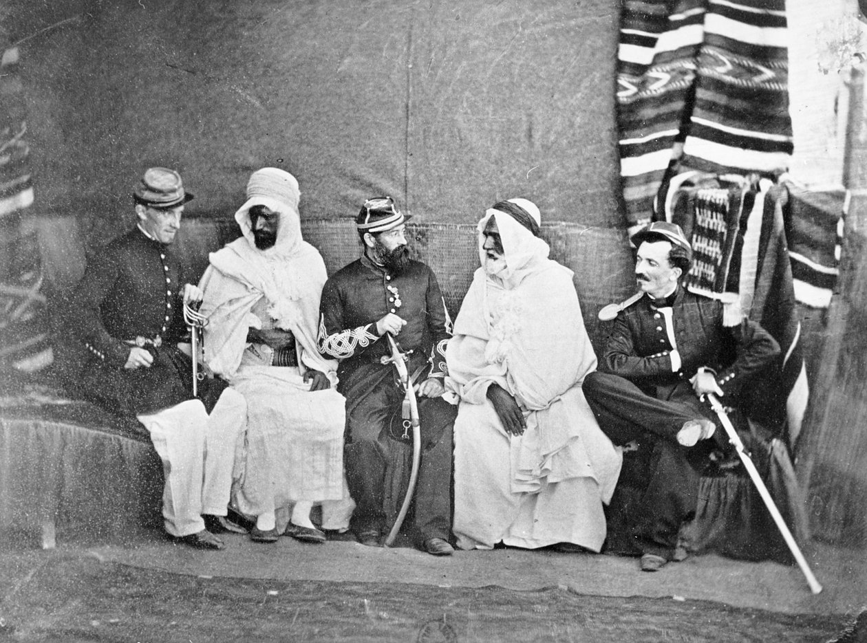 Bureau Arabe i Oran, c.1860-70 av Jacques Antoine Moulin