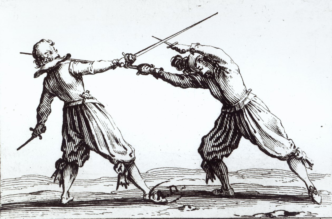 En duell av Jacques Callot