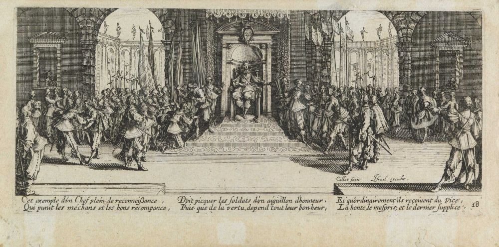 The wheel Les miseres et les mal-heures de la guerre, pl. 18 av Jacques Callot