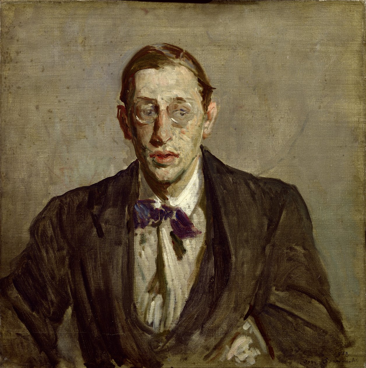 Studie till ett porträtt av Igor Stravinskij (1882-1971), 1913 av Jacques Emile Blanche