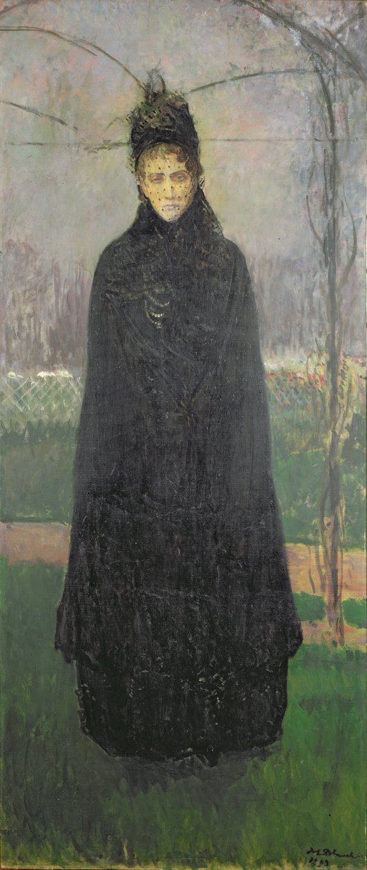 Virginia Oldoini (1837-99) grevinna av Castiglione, minne av 1893, 1914 av Jacques Emile Blanche