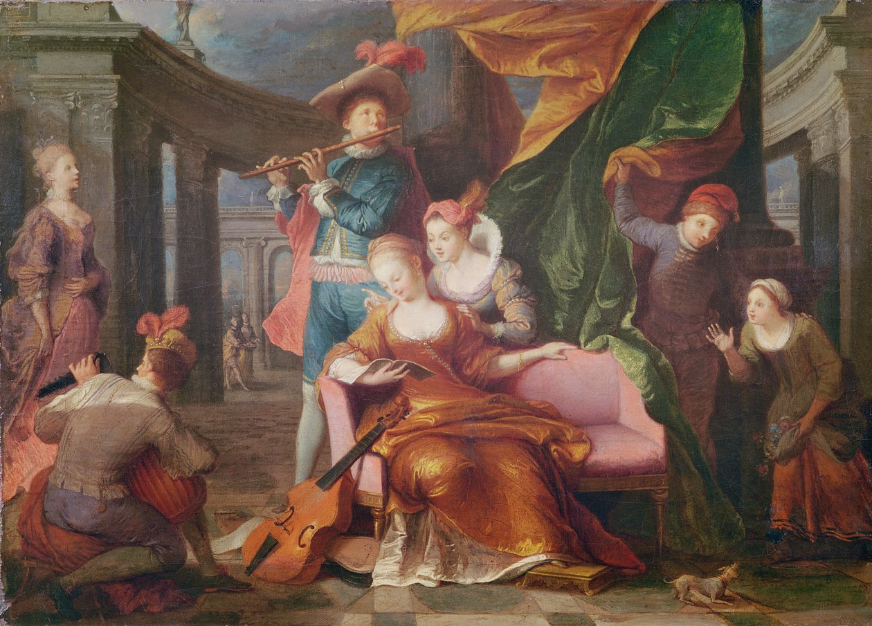 musik av Jacques Francois Courtin